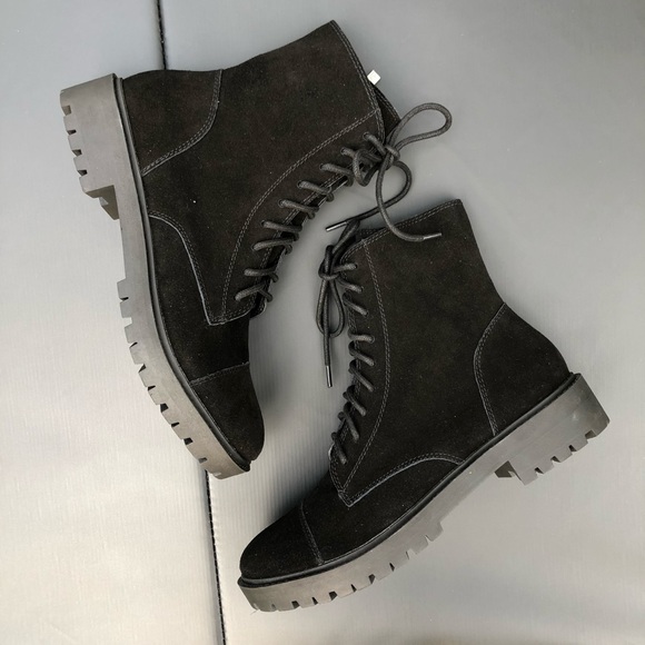 Lucky Brand Shoes - NWT Lucky Brand Ictus lace up boots booties black